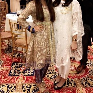 Pakistani Dress in gold